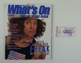 Carrot Top Signed 2002 Whats On Magazine &amp; Ameristar Casino Ticket Stub Lot of 2 - £31.47 GBP