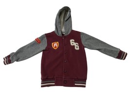 Baby Route 66 Jacket Coat Size 4T Unisex Snap Front Hoodie 2013 Cotton/Poly - £10.41 GBP