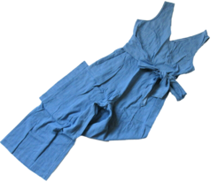 NWT J.Crew Wrap-tie Jumpsuit in Dalton Wash Chambray Blue Jumper 14 $128 - £45.90 GBP