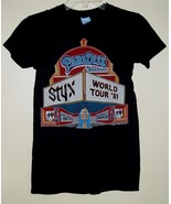 Styx Concert T Shirt Vintage 1981 Paradise Theatre Screen Stars Single S... - $273.52 CAD
