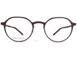 Fleye Pan 309 Eyeglasses Frames Pink Round Titanium Full Rim 46-19-135 - £89.78 GBP