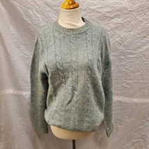 Vintage Lord and Taylor Women&#39;s Pale Green Wool Sweater, Size L - $39.59