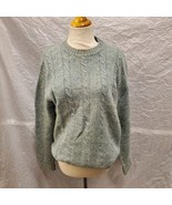 Vintage Lord and Taylor Women&#39;s Pale Green Wool Sweater, Size L - £31.18 GBP