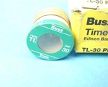 Bussmann TL-30 Edison base plug Fuse Class Plug Fuse 30 Amps 125 VAC Qty 1 - $2.99