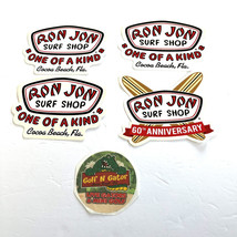 Lot Of Ron Jon Cocoa Beach &amp; 60th Aniversary Golf N Gator Stickers - £11.56 GBP