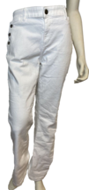 The Limited White Denim High Waist Flare Jeans Size 12 - £11.38 GBP