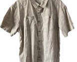Columbia Shirt Hawaiian Style Men Size XL Short Sleeve Aztec Design Oran... - $18.66