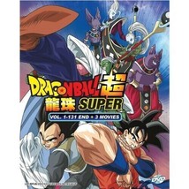 Anime DVD Dragon Ball Super English Version Vol.1-131 End+3 Movie+Free Key Chain - £42.85 GBP