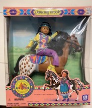Kid Core Dancing Brook Native American Indigenous Doll &amp; Horse Vintage 1994 - £22.61 GBP