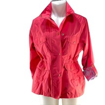 Peter Millar Element Water Parka Anorak Lightweight Coral Size M Women&#39;s - £35.54 GBP