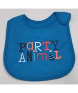 Carter&#39;s Birthday Bib for Boys Terry Cloth Party Animal One Size - £6.01 GBP