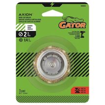 Gator 2 in. Coarse Crimped Wire Cup Brush Brass Coated Steel 4500 rpm - $7.95