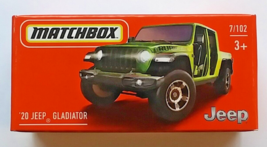 Matchbox 2020 Jeep Gladiator SUV Truck, New in it's Sealed Box. - $6.92