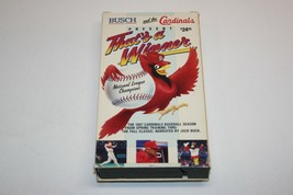 Vintage 1987 St. Louis Cardinals &quot;That&#39;s a Winner&quot; VHS National League Champs - £8.49 GBP