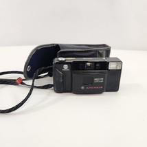 Minolta AF-E 35mm Point Shoot Film Camera Auto Focus Black Compact w/ Case - $38.69