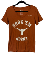 Nike Women s Texas Long Horns Deep V-Neck Short Sleeve T-Shirt, Brown, Medium - £14.73 GBP