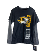Colosseum Youth Missouri Tigers faux layered Shirt- Black/Gray, Medium (... - $263.24 MXN