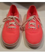 Sneakers Vans Off The Wall Neon Orange Shoes Low Top Women&#39;s 6.5. Men&#39;s ... - £18.61 GBP