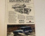 1980 International Harvester Scout Vintage Print Ad Advertisement pa10 - £6.32 GBP