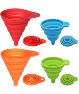 KongNai Kitchen Funnel Set 4 Pack, Small and Large, Kitchen Gadgets Acce... - $14.84