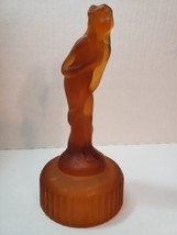 Mirror Images by Imperial Venus Rising Flower Figurine in Frosted Amber 1981 - £33.27 GBP