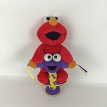 Jump and Learn Elmo Plush Stuffed Toy w Sounds Sesame Street Fisher Price 2000 - £25.50 GBP