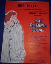 Vintage Hey There From The Pajama Game Sheet Music 1954 - £3.92 GBP