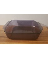 Vintage Pyrex Amethyst Purple 222 Square Casserole Baking Dish 2 Qt 8” X... - £29.50 GBP