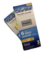 2PC Clearblue Early Digital Pregnancy Days Sooner 6 Tests. OPEN BOX 01/26 - $11.76