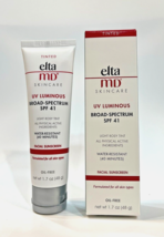 EltaMD UV Luminous Broad Spectrum SPF 41 Sunscreen 1.7 oz / 48g EXP: 10/2026 NIB - £25.15 GBP