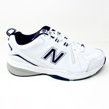 New Balance 608 White Navy Mens Casual Comfort Training Sneaker Shoes MX608V5 - £50.86 GBP+