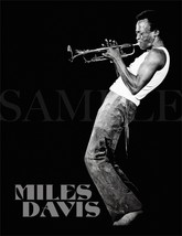 8.5X11 Miles Davis Blowing the Horn New Jazz Art Poster Re Print Picture Art Old - £9.72 GBP