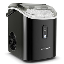 Nugget Countertop Ice Maker with Soft Chewable Pellet Ice-Black - Color: Black - $5,225.64 MXN