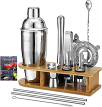 Simrzikr Bartending Kit|Cocktail Shaker Set with Stand, Martini Mixer, Margarita - £45.88 GBP