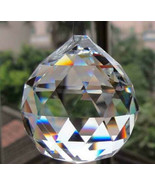 30mm Clear Faceted Glass Sphere Prism (1)  - €2,54 EUR