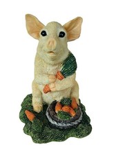 Pig Figurine Anthropomorphic Farm Hog Piglet sculpture Giftcraft gift ca... - $29.65