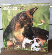 NIP Buddies German Shepherd Kitties Dogs Pets Calendar 12 month 2015 Bunny Duck - $15.66