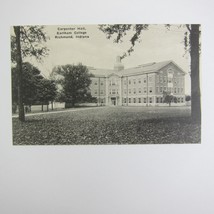 Postcard Earlham College Carpenter Hall Photo Richmond Indiana Litho Antique - £7.88 GBP