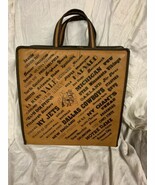 Vintage padded stadium seat 2 cushion &amp; tote bag NFL College Football - $1,330.29 MXN