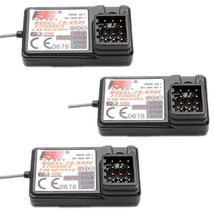 3 Pcs 3CH FS-GR3E 2.4Ghz Receiver for GT3B / GT2 Transmitter Remote Cont... - £33.96 GBP