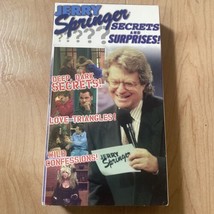 Jerry Springer: Secrets &amp; Suprises! (Vhs, 1998) VHS - £6.45 GBP