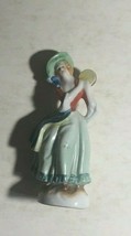 Occupied Japan Lady With Tambourine porcelain/china Figurine 009 - £15.81 GBP