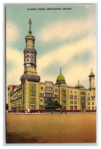 Murat Shriners Temple Indianapolis Indiana IN  UNP Linen Postcard S10 - $2.63