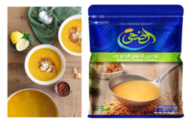 2.20Ib. Al-Doha Egyptian Dry Yellow lentils Natural and Healthy 35oz. عدس اصفر - £25.46 GBP