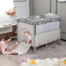 5-In-1 Baby Sleeper Bassinet Portable Infant Crib Playard w/Diaper Chang... - £166.08 GBP