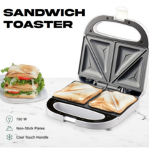 Toastie Sandwich Maker Deep Fill 2 Slice Toaster Grill Press 750W Domestic King - £22.38 GBP