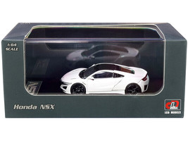 Honda NSX White w Carbon Top 1/64 Diecast Car LCD Models - £24.19 GBP