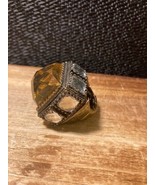 Vintage Steampunk Style Large Costume Jewelry Ring Cool Patina One Size ... - £7.10 GBP