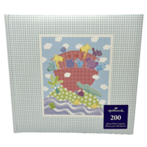 Hallmark Photo Album Blue Checked Noah&#39;s Ark 200 Photos Acid Free NEW - $265.13 MXN