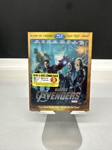 The Avengers -BLU-RAY 3D/BLU-RAY/DVD/DIGITAL/MUSIC - Lenticular Slipcover - New! - £15.97 GBP
